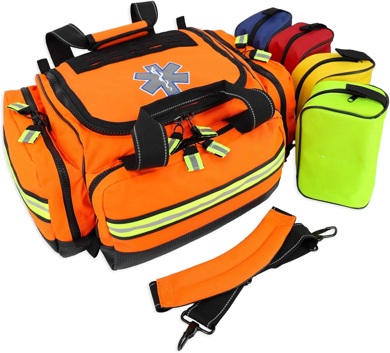 Lightning X Premium Stocked Modular EMS/EMT Trauma First Aid Responder Medical Bag   Kit