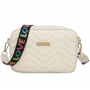 LOVE Embroidered Crossbody Bag