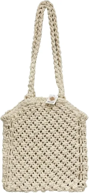 Macrame Handbag| Summer Woven Tote Bag| Crochet Handbags Knitted Shoulder Bags|