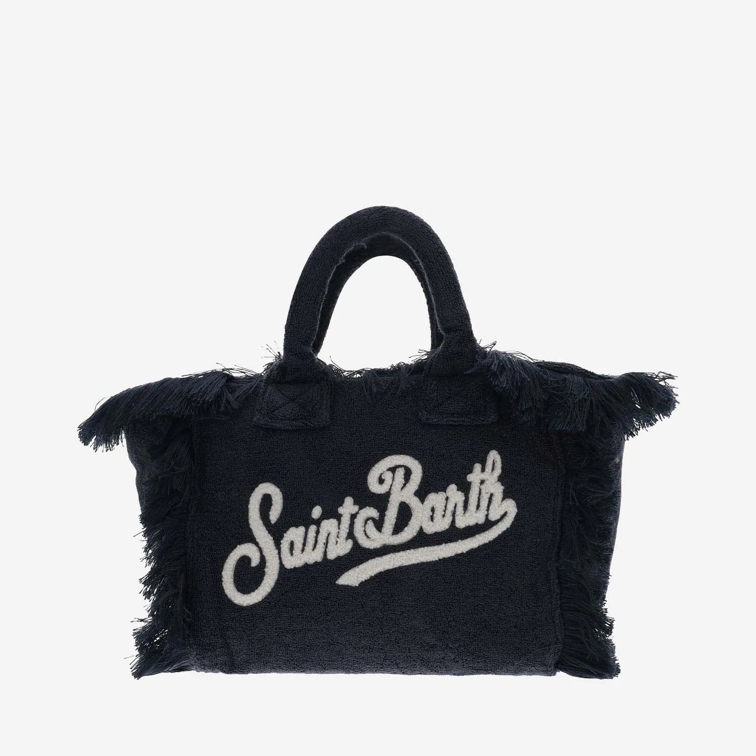 Mc2 Saint Barth Colette Terry Cloth Tote Bag With Embroidery
