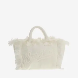 Mc2 Saint Barth Colette Terry Cloth Tote Bag With Embroidery