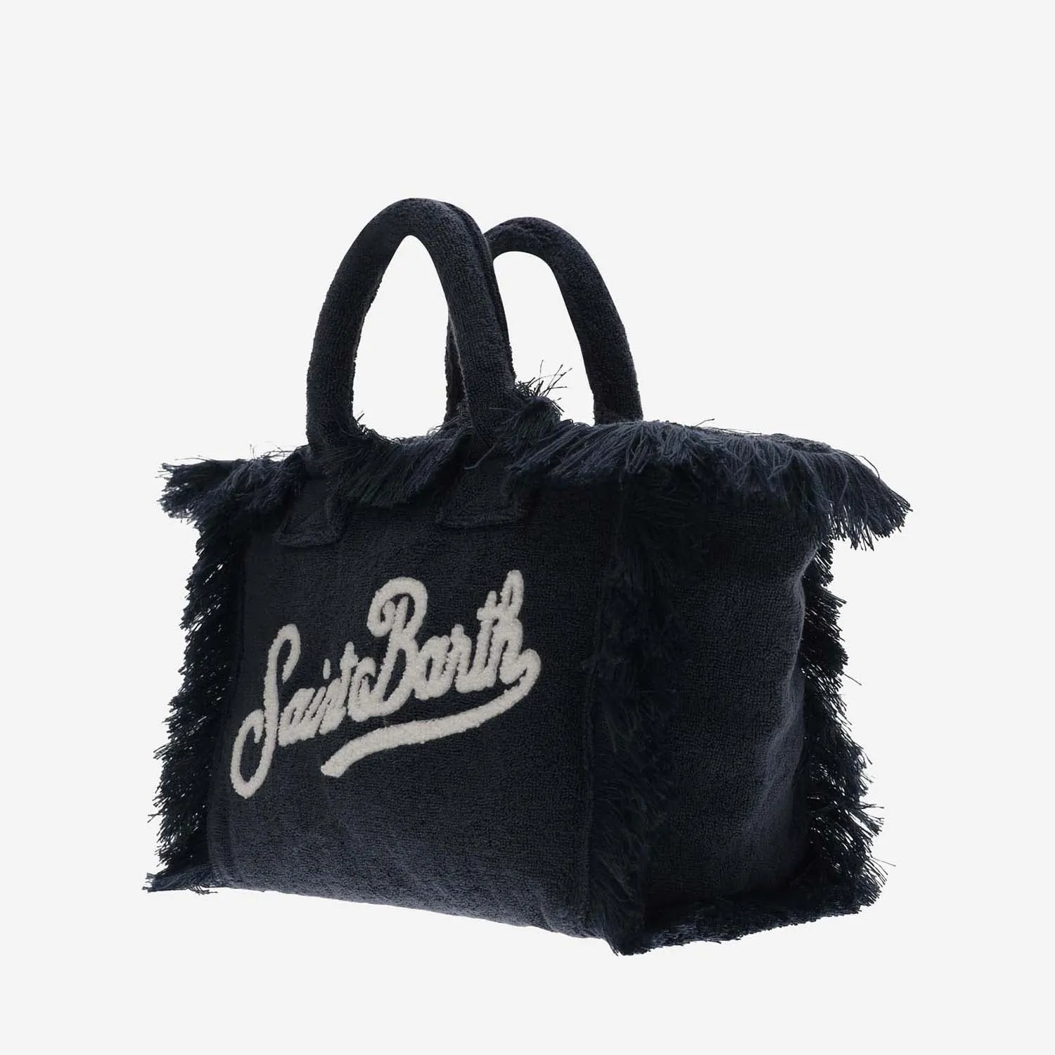 Mc2 Saint Barth Colette Terry Cloth Tote Bag With Embroidery