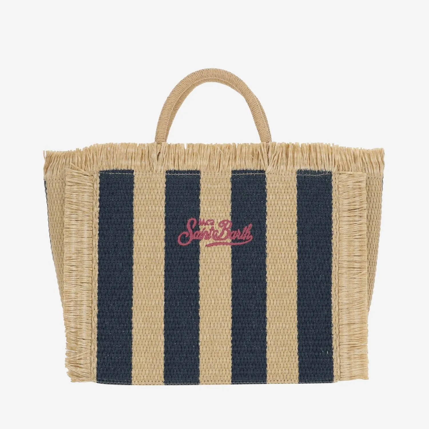 Mc2 Saint Barth Colette Tote Bag With Striped Pattern