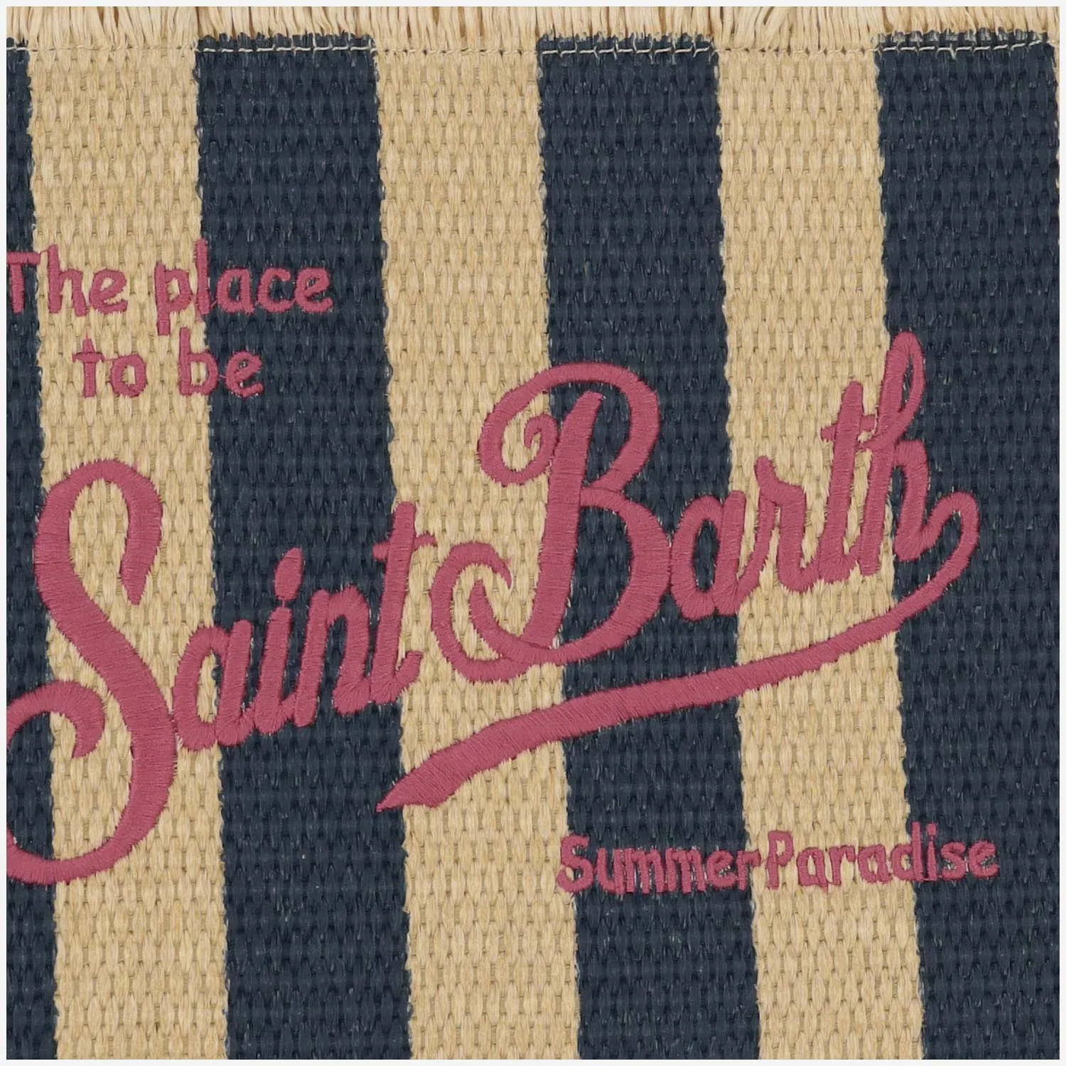 Mc2 Saint Barth Colette Tote Bag With Striped Pattern