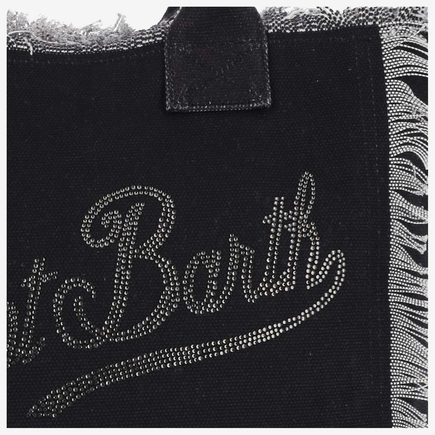 Mc2 Saint Barth Rhinestone Logo Vanity Bag