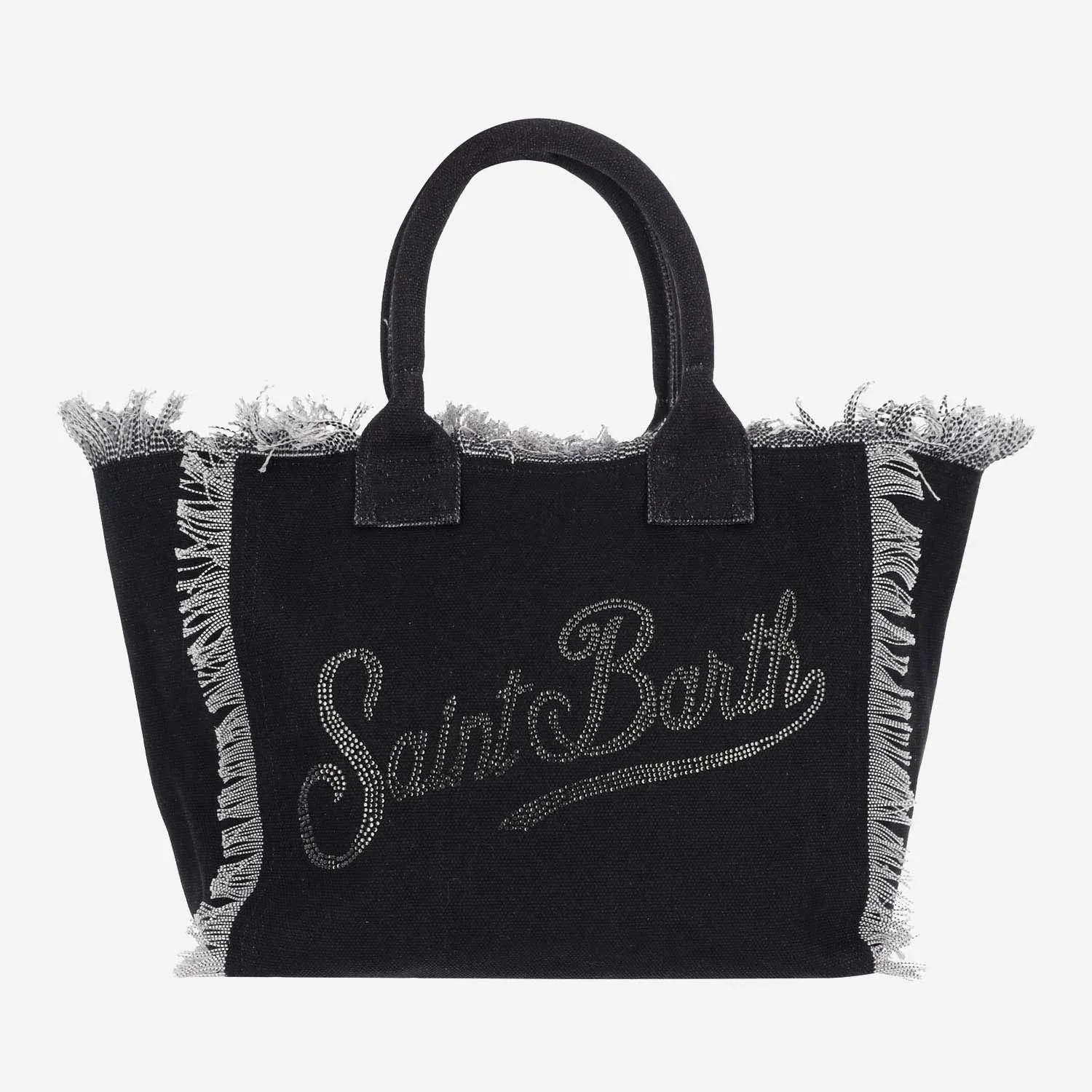 Mc2 Saint Barth Rhinestone Logo Vanity Bag
