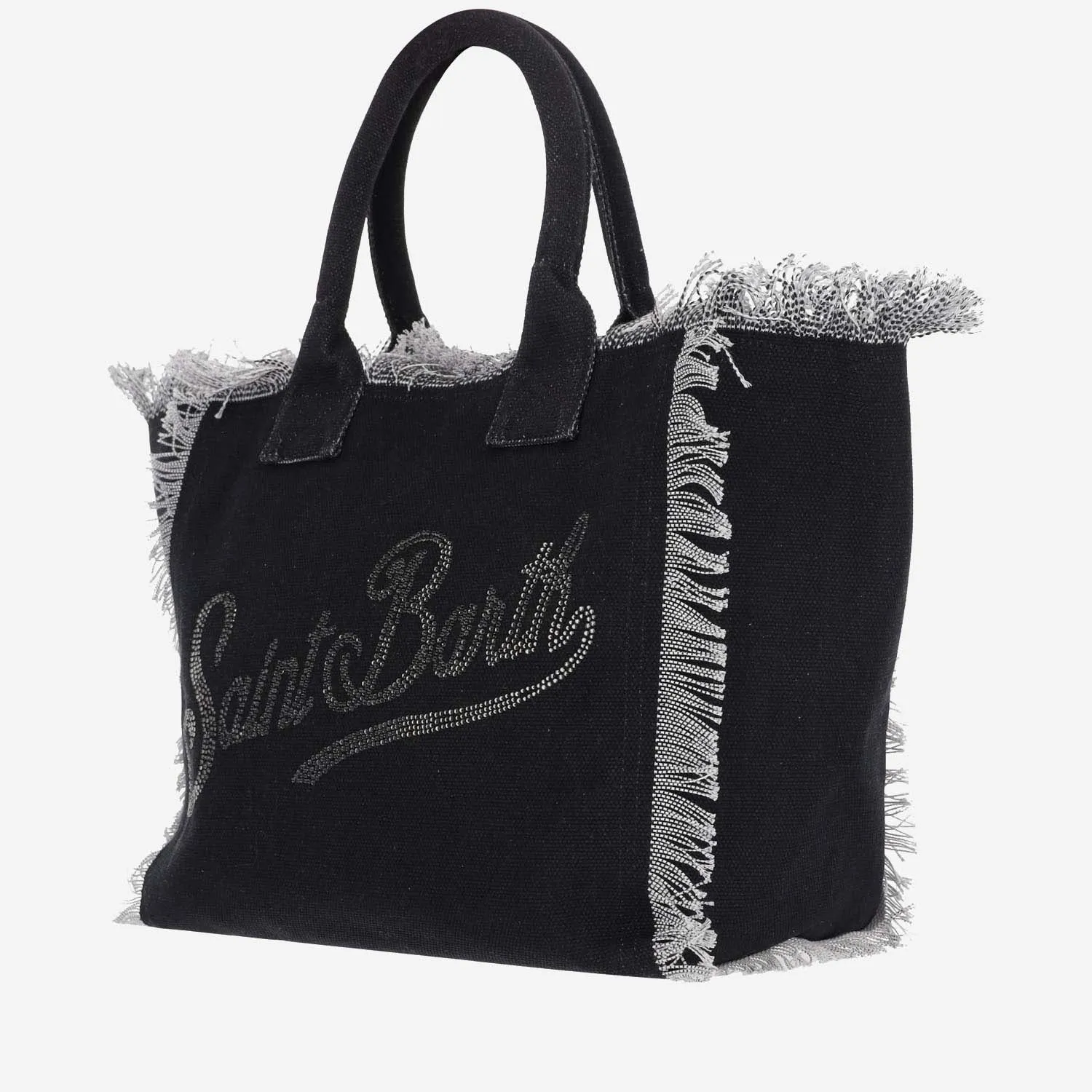 Mc2 Saint Barth Rhinestone Logo Vanity Bag
