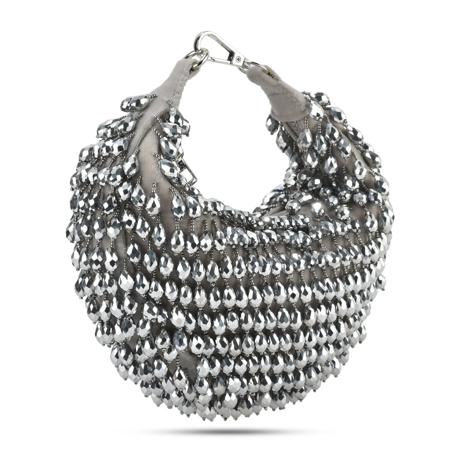 Mehak Jain in our Grey Crystal Nano Bag