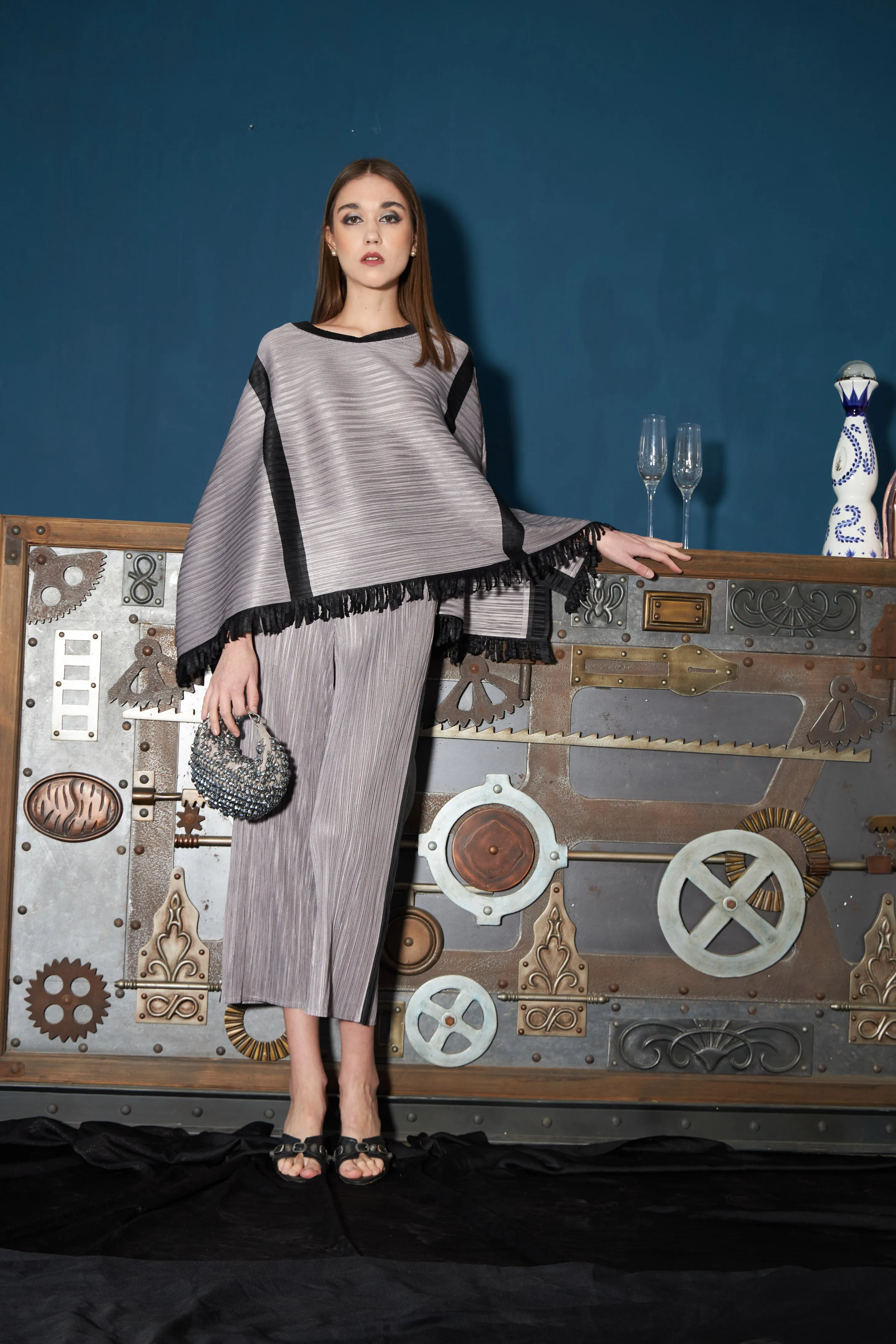 Mehak Jain in our Grey Crystal Nano Bag