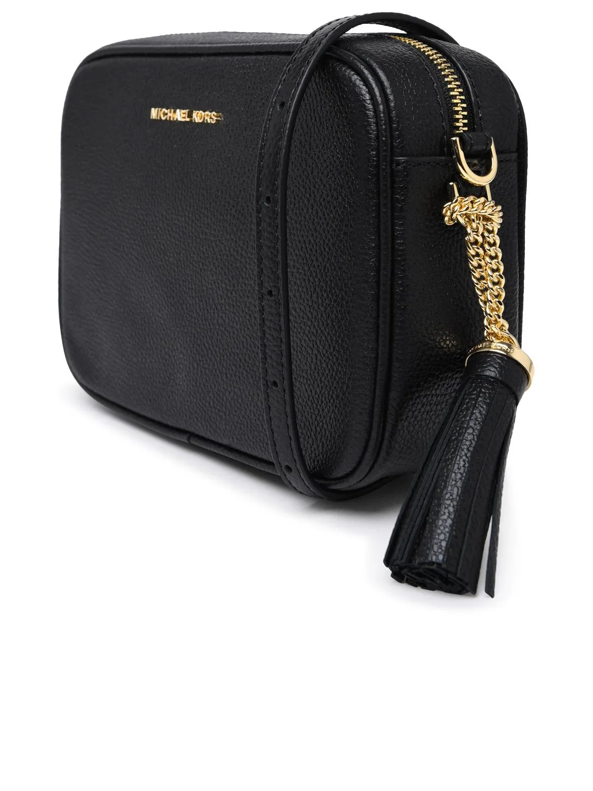 Michael Michael Kors Black Saffiano Lear Jet Set Bag