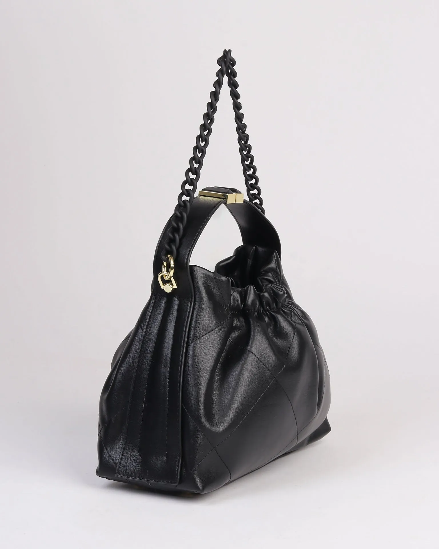 Midnight Weave Drawstring Bag