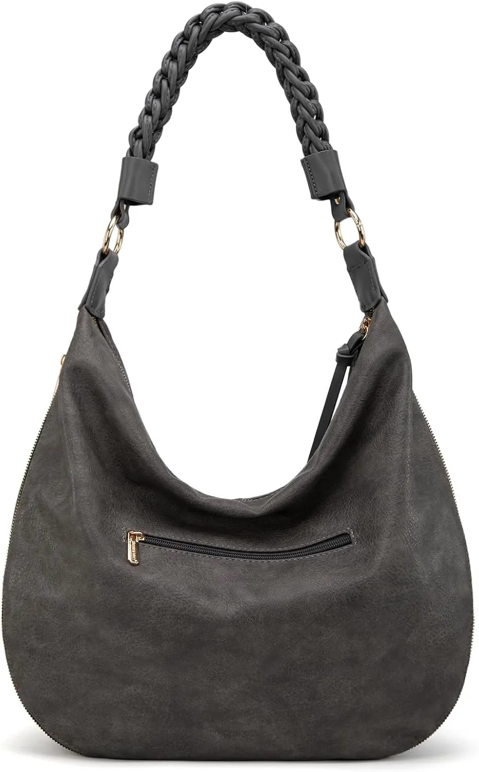 Montana West Large Hobo Bags for Women Slouchy Shoulder Purse Handbag with Zipper and Woven Handle