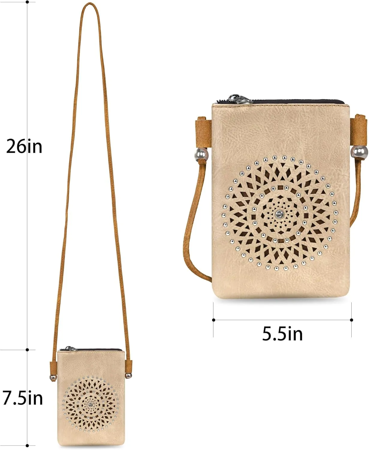 Montana West Small Crossbody Bags for Women Western Cell Phone Purse