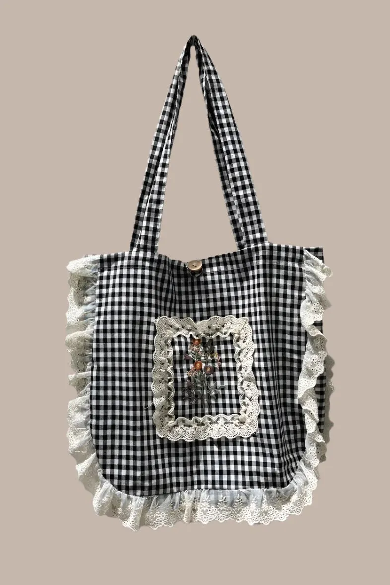 Morigirl Lace Cotton Bags
