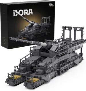 Nifeliz Dora, WW2 Classic Building Set, Collectible Military Model to Build and Display, Adult Gift Ideal for Military Enthusiasts (2,355 PCS, NF10240), Gray