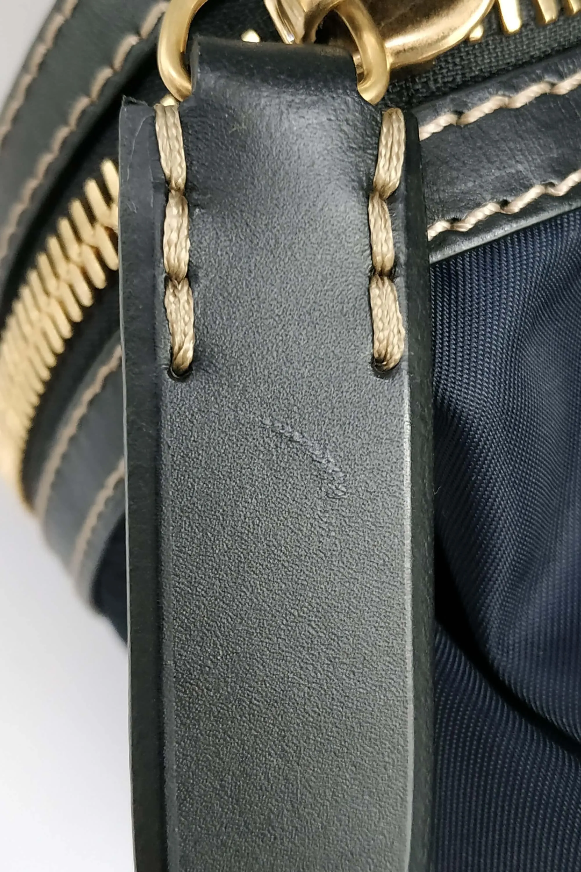 Nylon Rucksack Backpack Navy