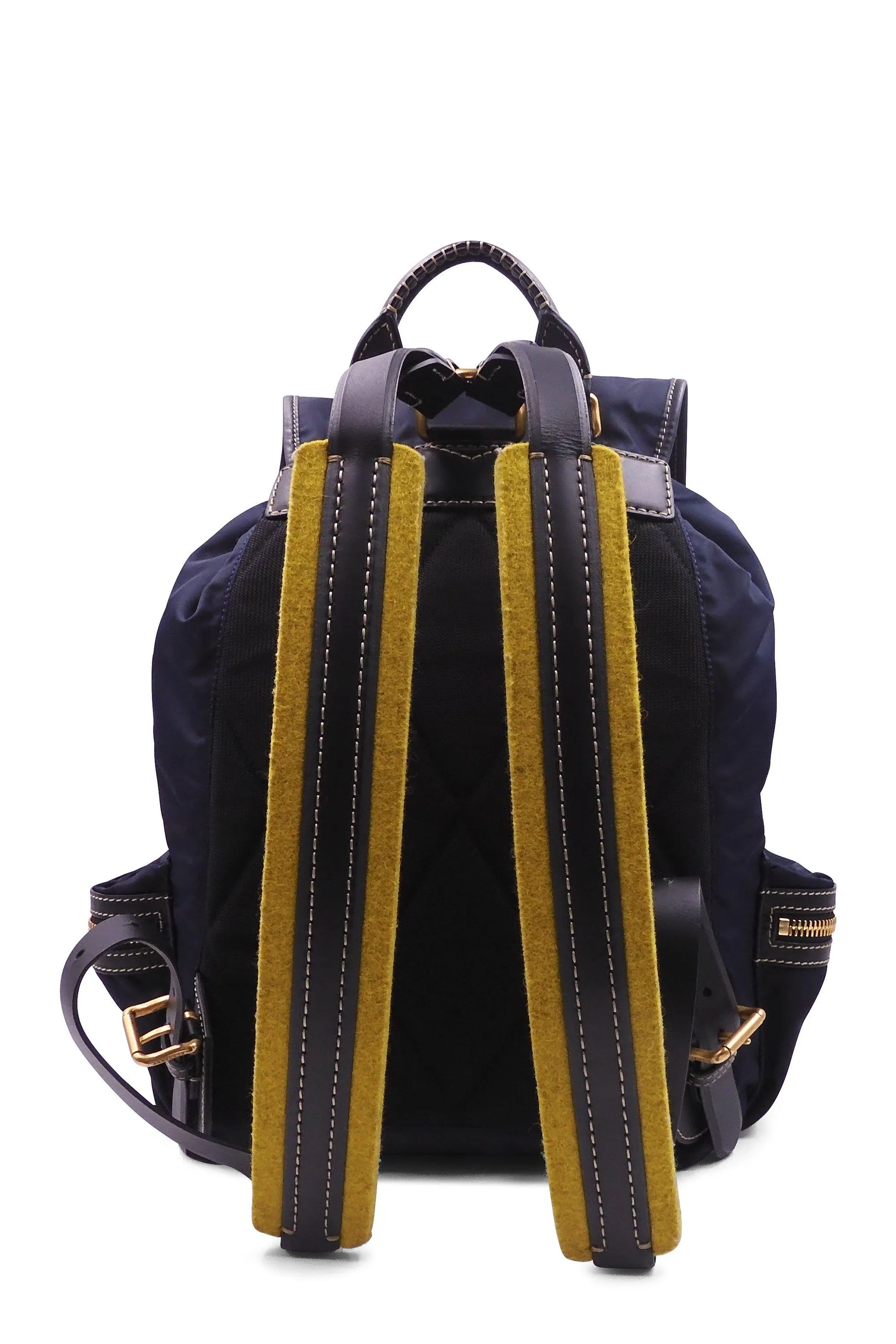 Nylon Rucksack Backpack Navy