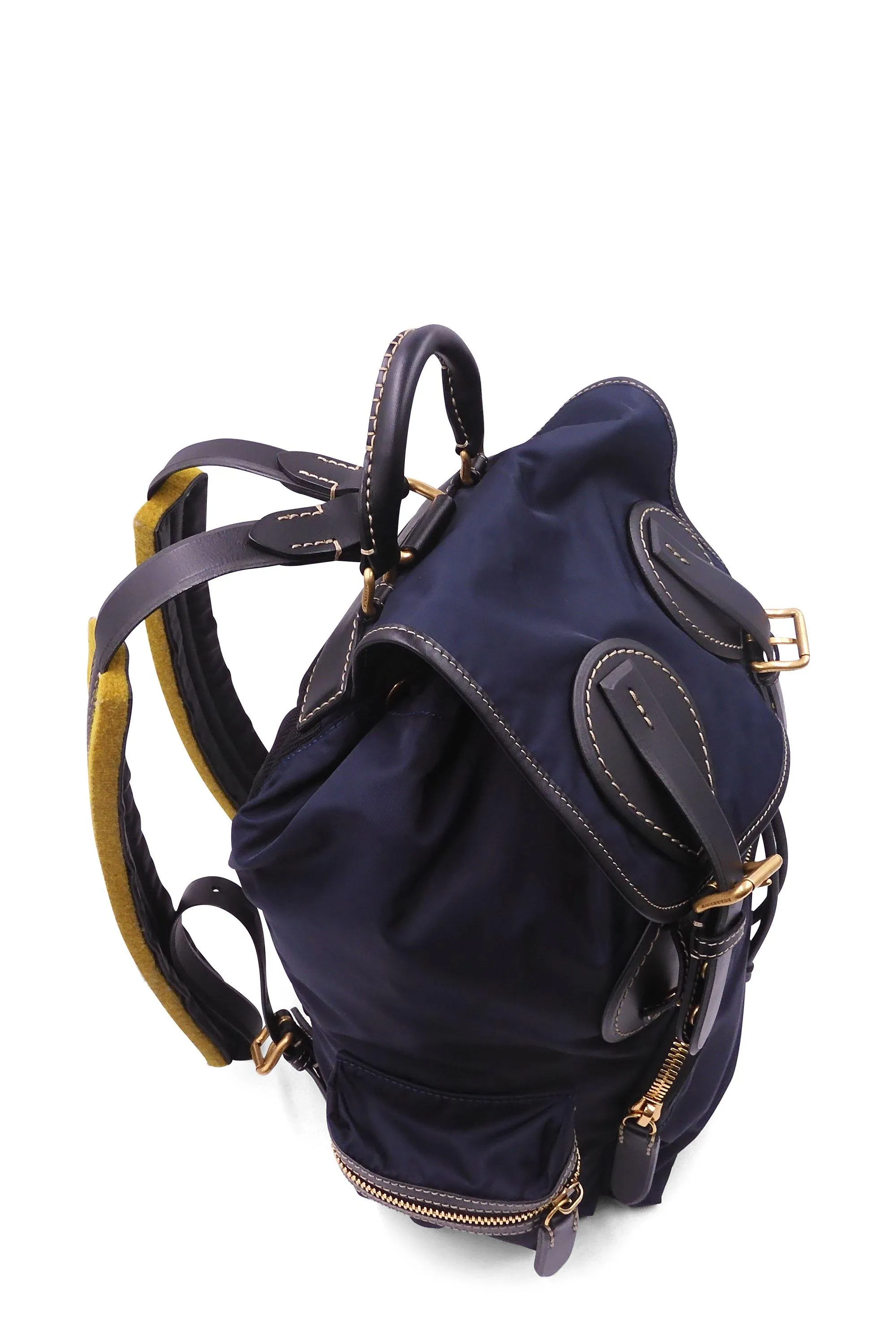 Nylon Rucksack Backpack Navy