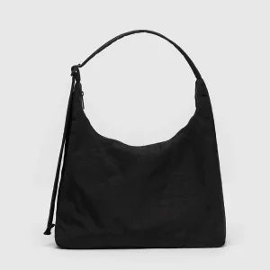 Nylon Shoulder Bag - Black
