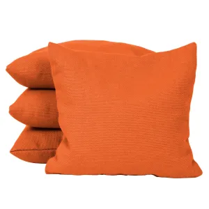 Orange Corn Filled Cornhole Bags
