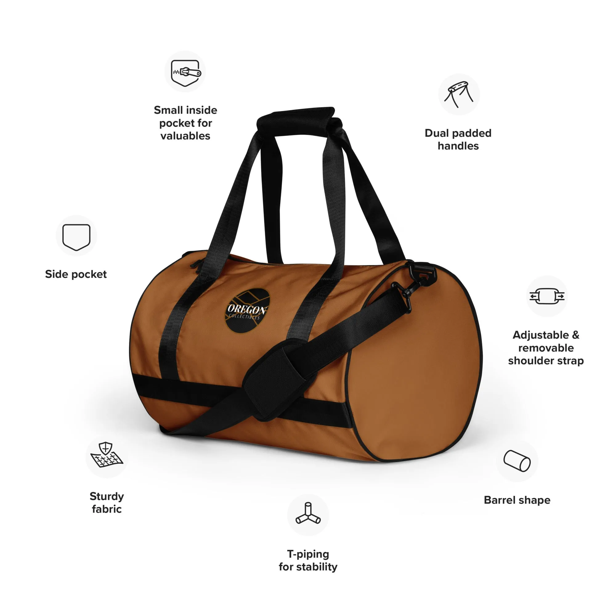 Oregon Collectibles (Copper) - gym bag