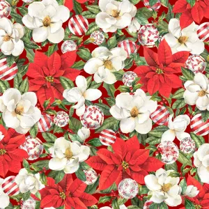 Ornamental Christmas - Floral Red