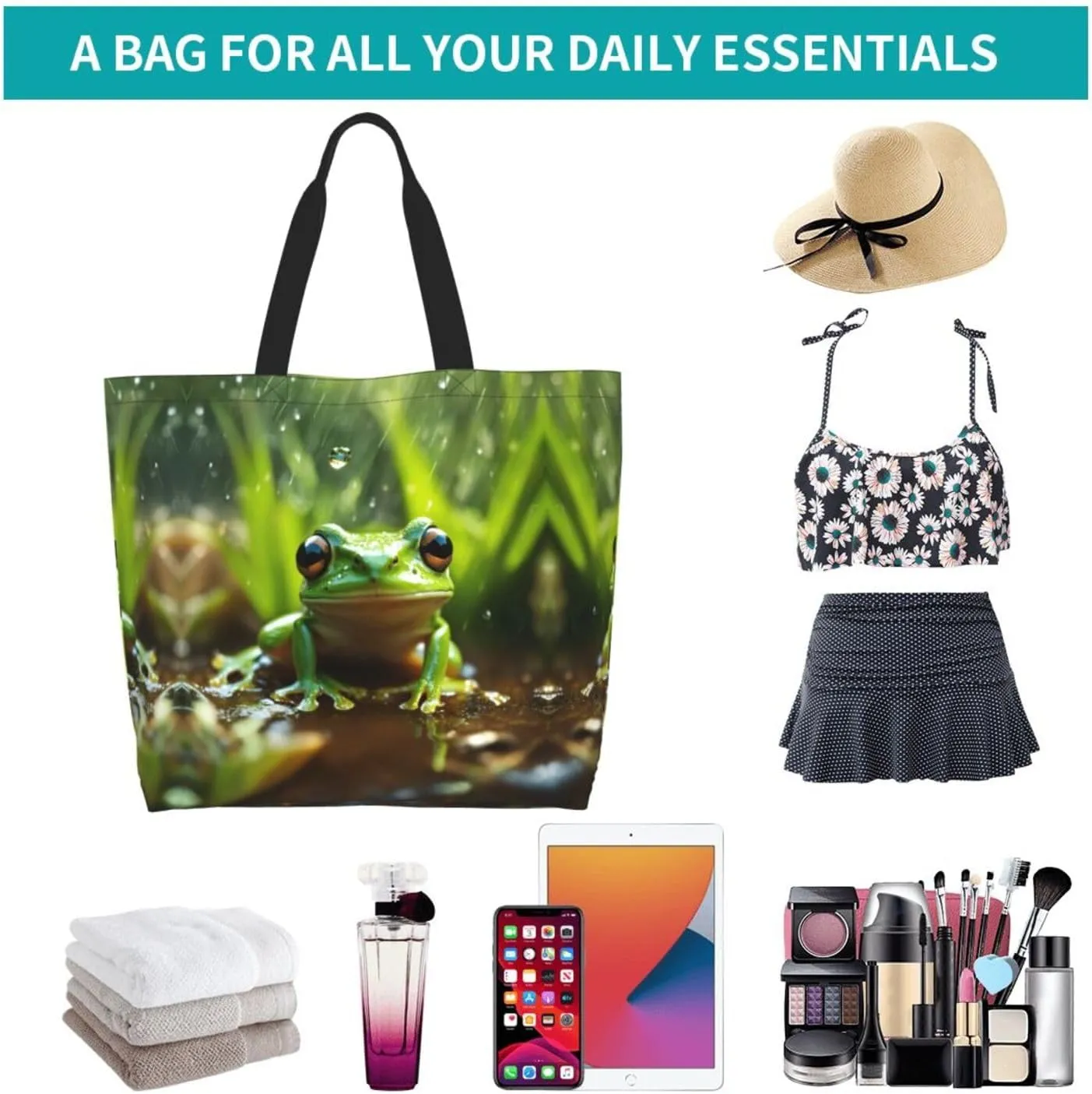 Paint Splatter Backdrop Print Shoulder Bag For Women Shopping Bags Tote Bag Large Storage Handbag Grocery Bags