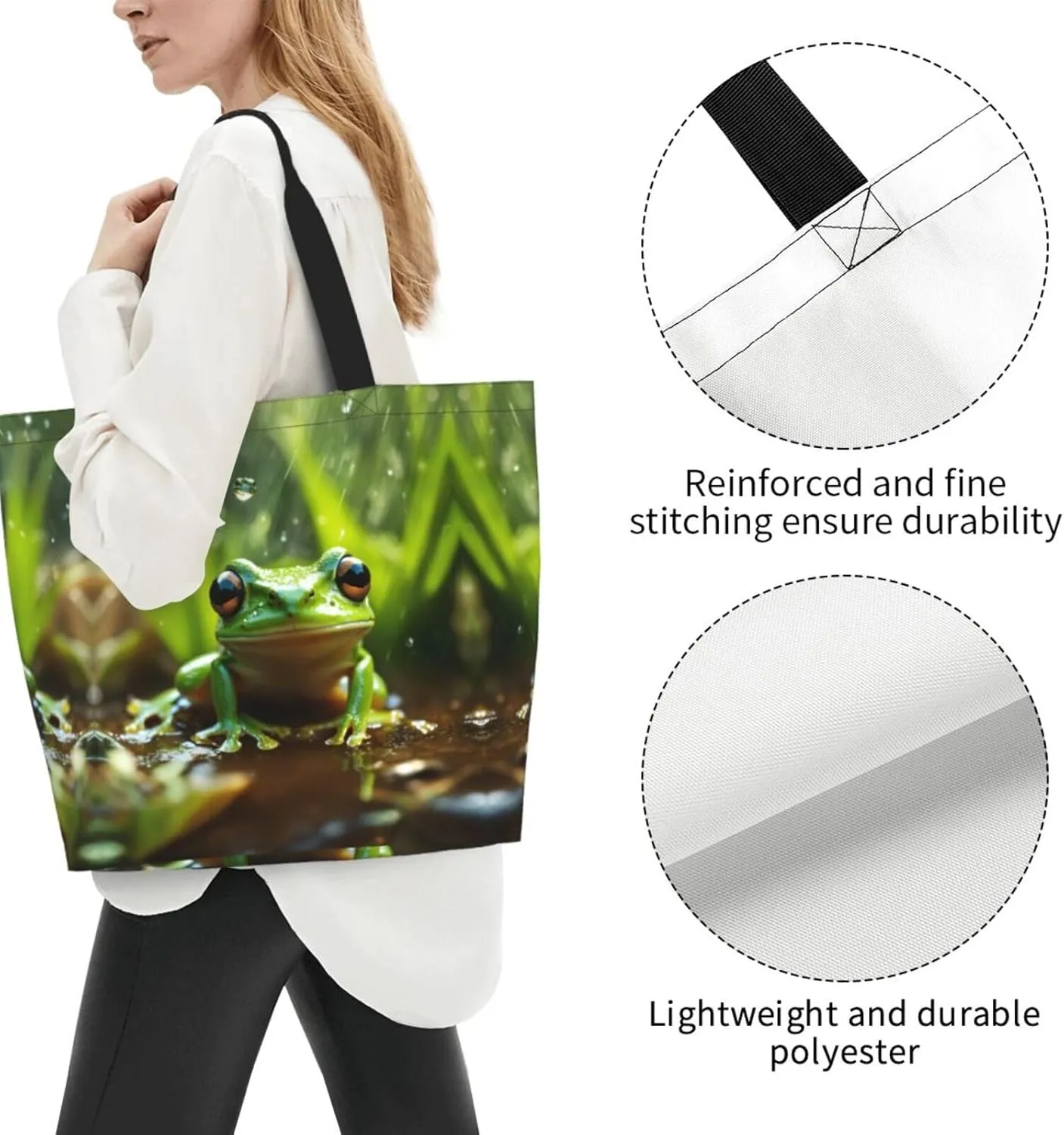 Paint Splatter Backdrop Print Shoulder Bag For Women Shopping Bags Tote Bag Large Storage Handbag Grocery Bags