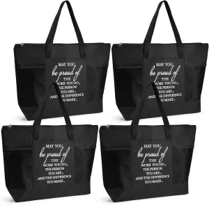 Paterr Nurse Tote Bags Employee Appreciation Gift for Coworker May You Be Proud of the Work Sign Nurse Bag