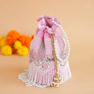 Pearl Fringed Potli Bag