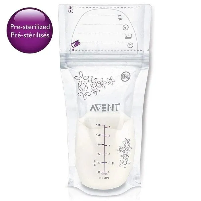 Philips Avent® Breast Milk Storage Bags - 6oz/180ml - 50 Pack