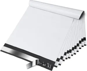 PSBM White Poly Mailers 7 x 10 Inch 2000 Pack Shipping Bags for Clothing, Sturdy Shipping Envelopes, Strong Self Seal Mailing Bags for Small Business, Poly Bags for Small Businessess