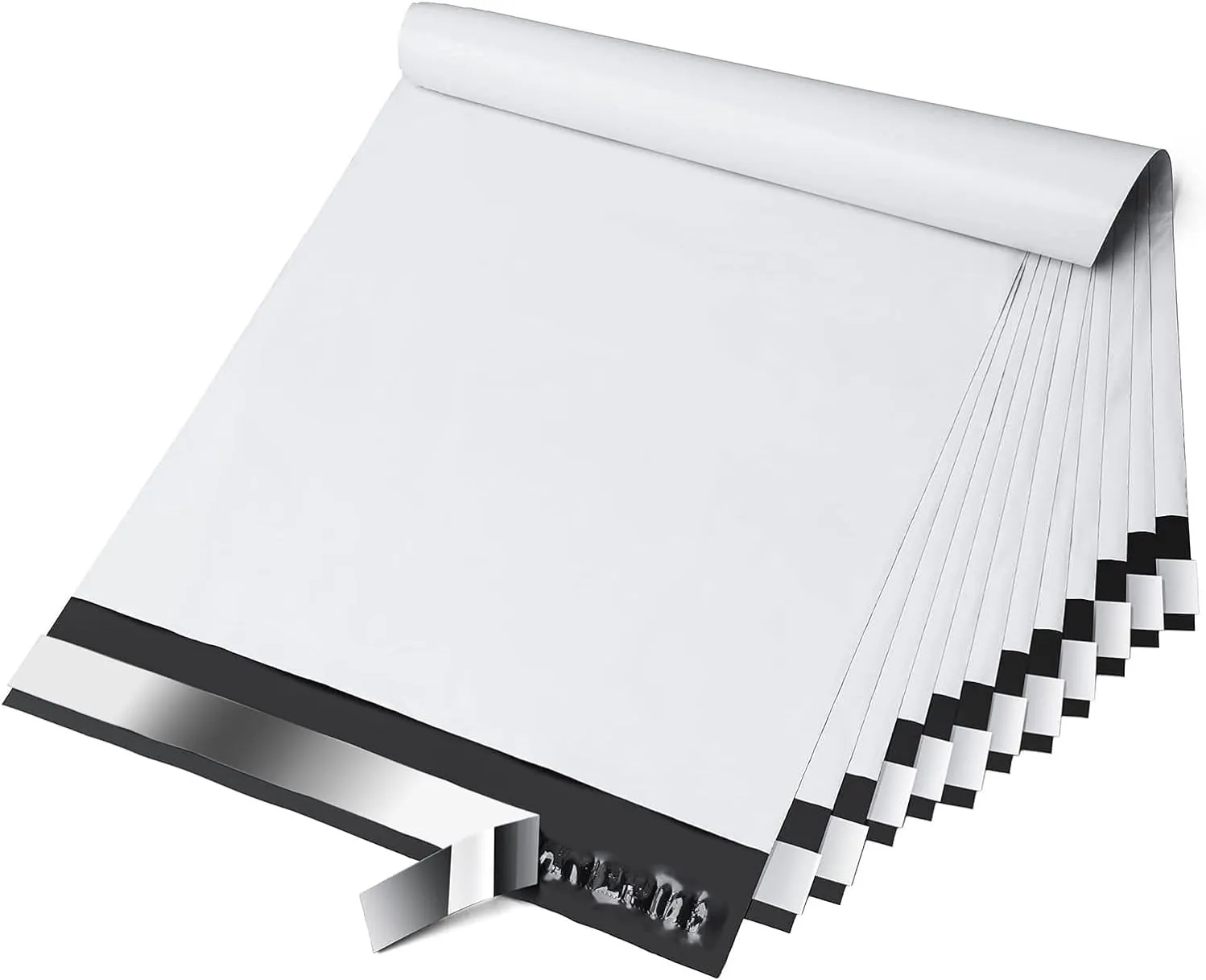 PSBM White Poly Mailers 9x12 Inch 2000 Pack, 2 Mil Shipping Bags for Clothing, Sturdy Shipping Envelopes, Strong Self Seal Mailing Bags for Small Business, Poly Bags for Small Businessess