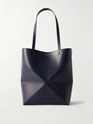 Puzzle Fold convertible medium leather tote