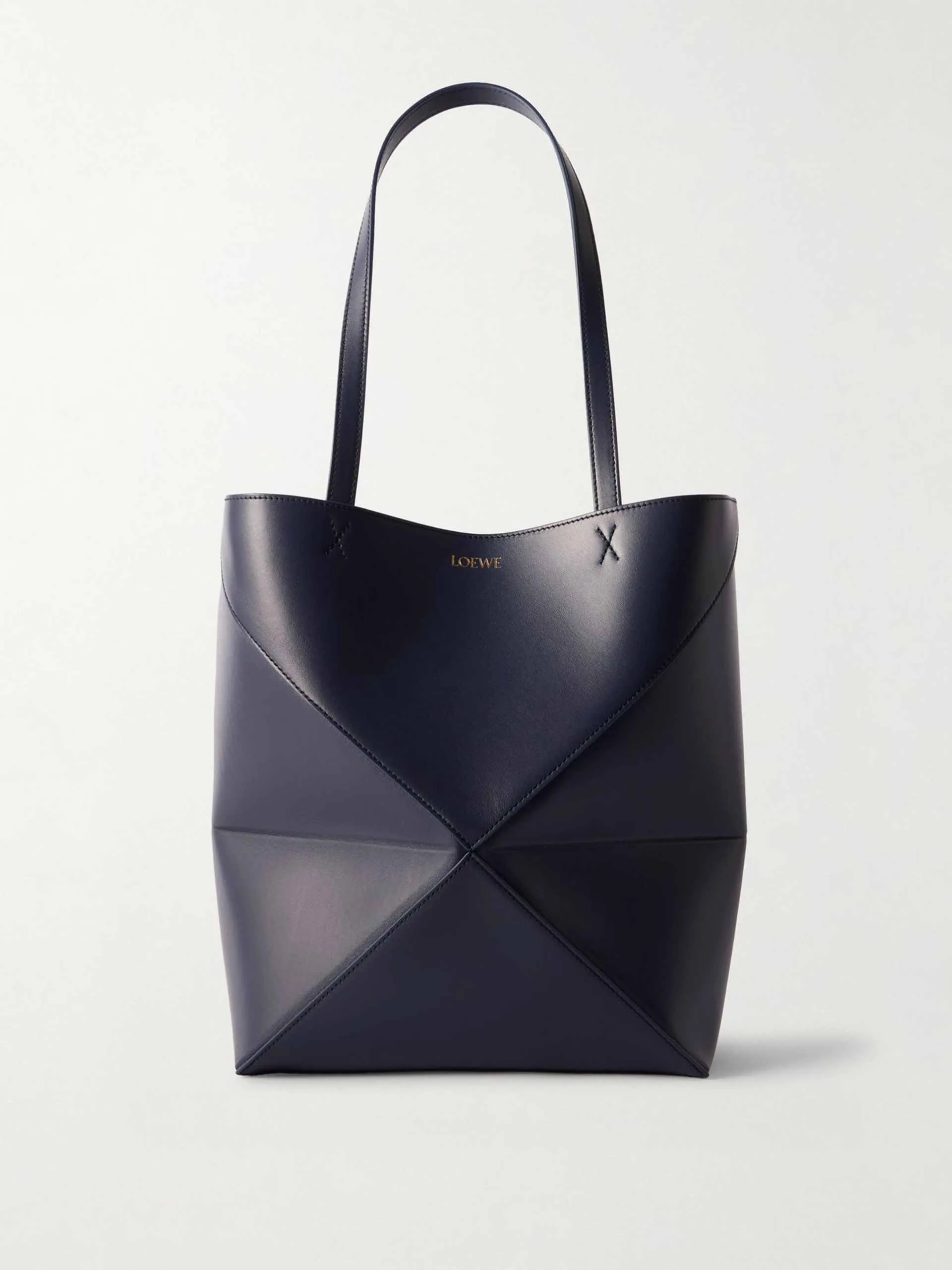 Puzzle Fold convertible medium leather tote