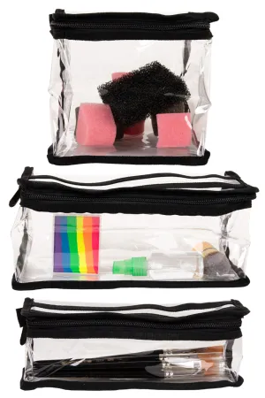 PXP PVC make-up bags per 3