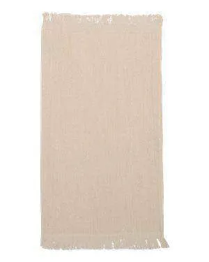 Q-Tees Fringed Fingertip Towel - T100
