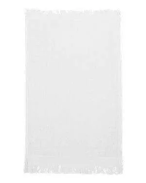 Q-Tees Fringed Fingertip Towel - T100