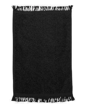 Q-Tees Fringed Fingertip Towel - T100