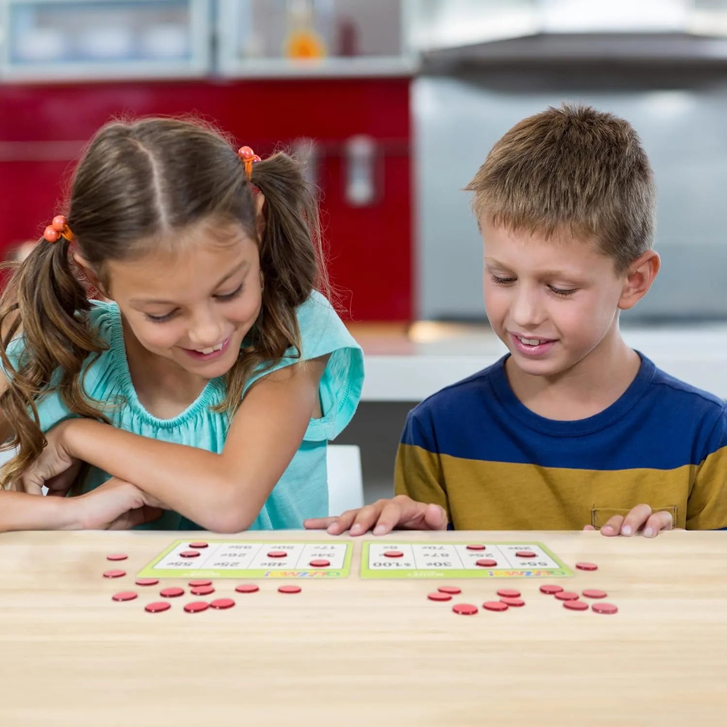 QUIZMO Money - Bingo-Style Money Game - 2 Levels of Difficulty for Ages 7-12 - Teach Basic Coin Recognition and Valuation