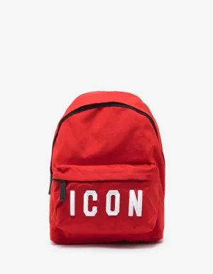 Red Icon Logo Backpack