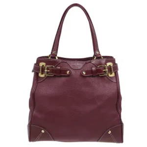 Red Tote Customer favorite Suhali Leather Louis Vuitton Le Majestueux Easy-to-use