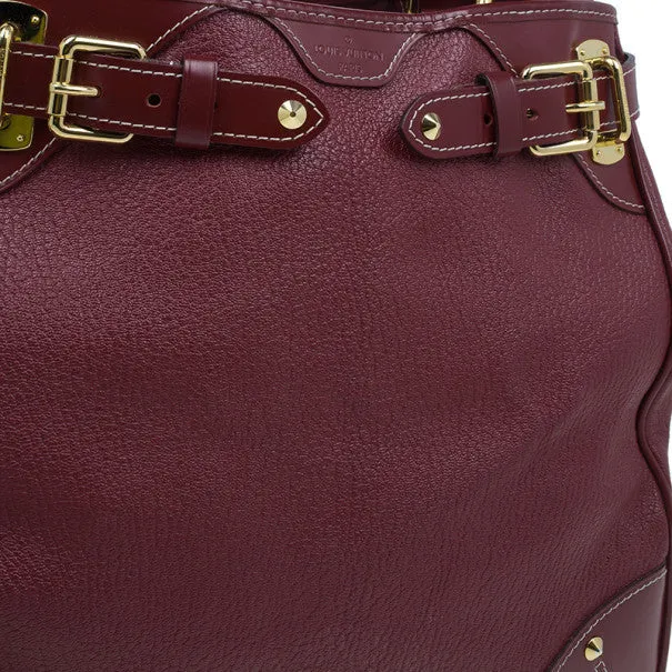 Red Tote Customer favorite Suhali Leather Louis Vuitton Le Majestueux Easy-to-use