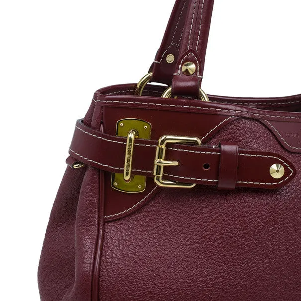 Red Tote Customer favorite Suhali Leather Louis Vuitton Le Majestueux Easy-to-use