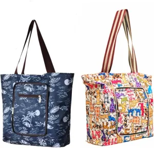 Reusable Shopping Bags Foldable Washable Waterproof Large Grocery Bags Heavy Duty Sturdy Daily Bags