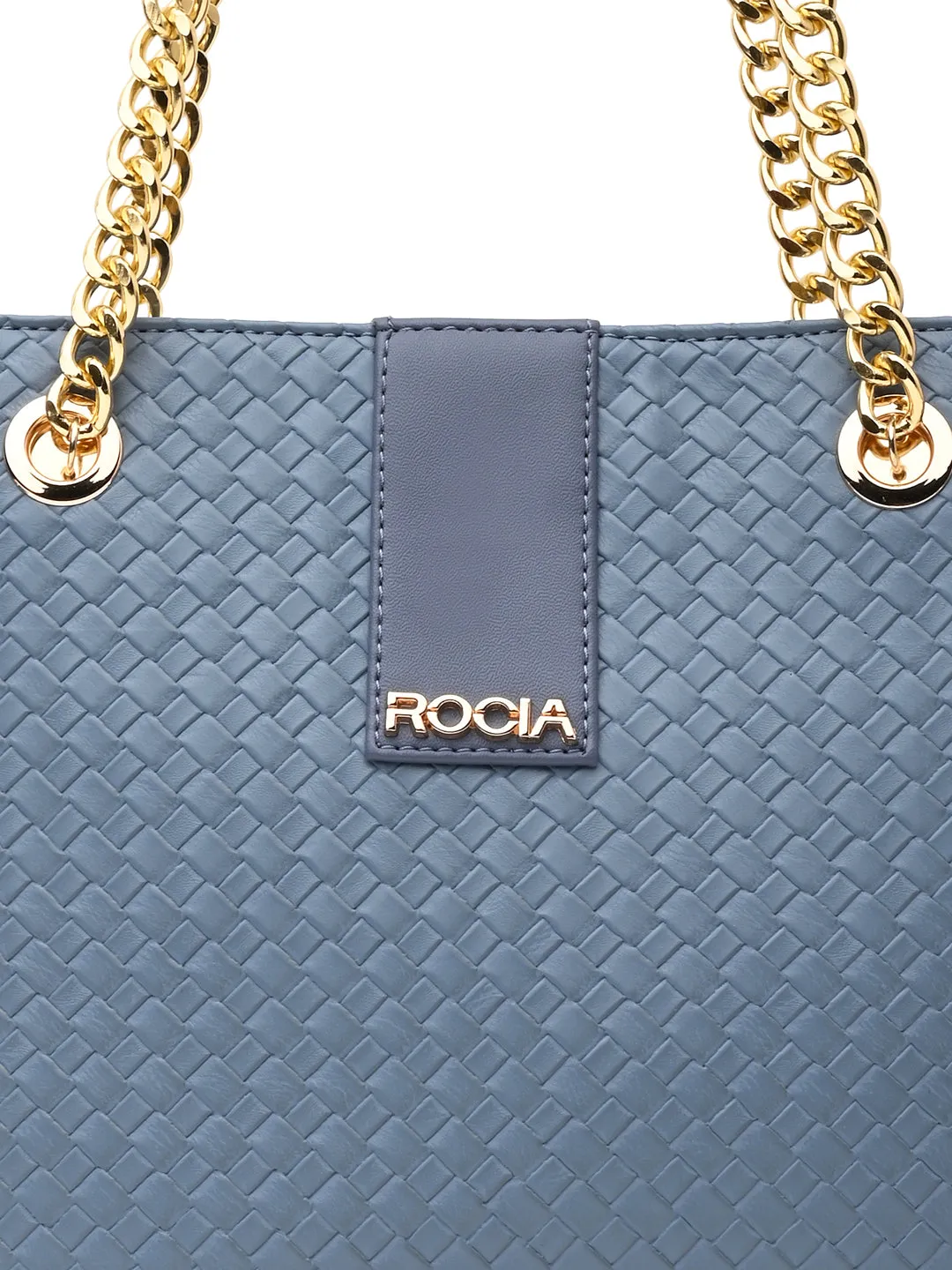 Rocia By Regal Blue Women Woven Shoulder Bag
