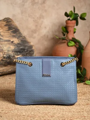 Rocia By Regal Blue Women Woven Shoulder Bag