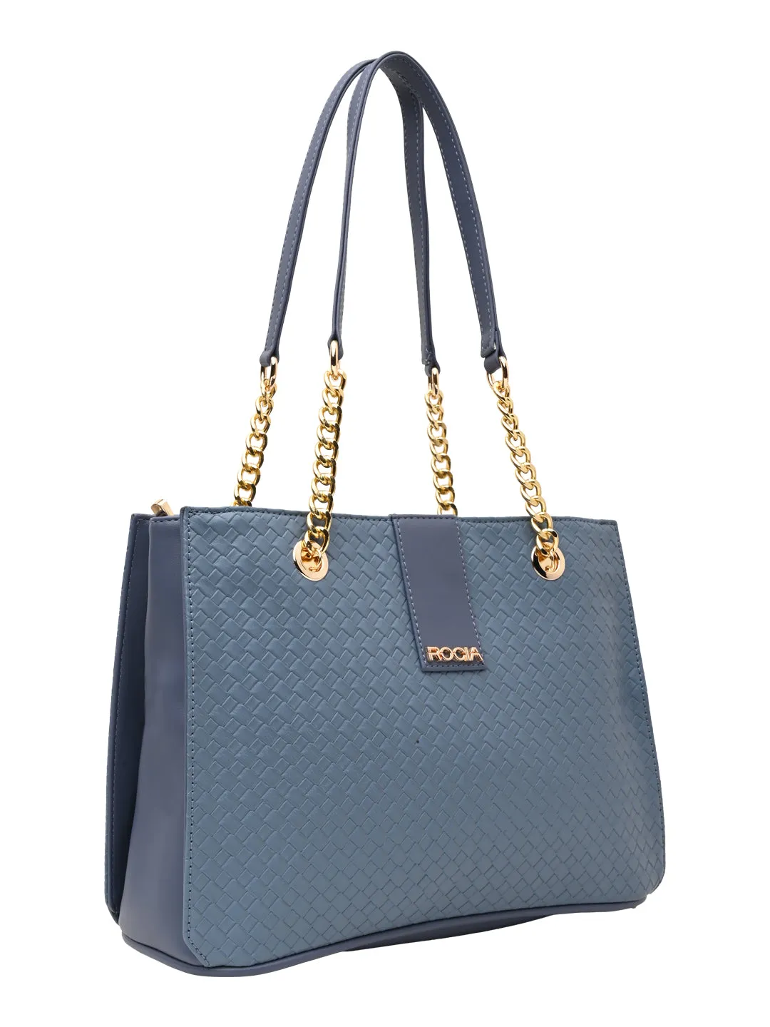Rocia By Regal Blue Women Woven Shoulder Bag