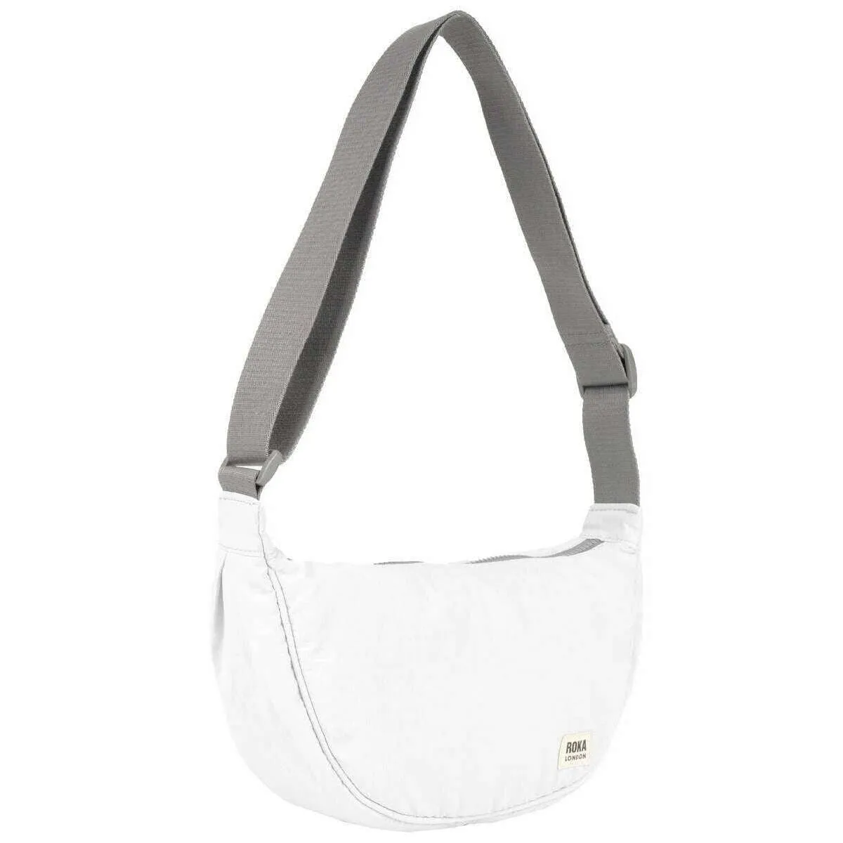 Roka Farringdon Taslon Slouchy Bag - Coconut White