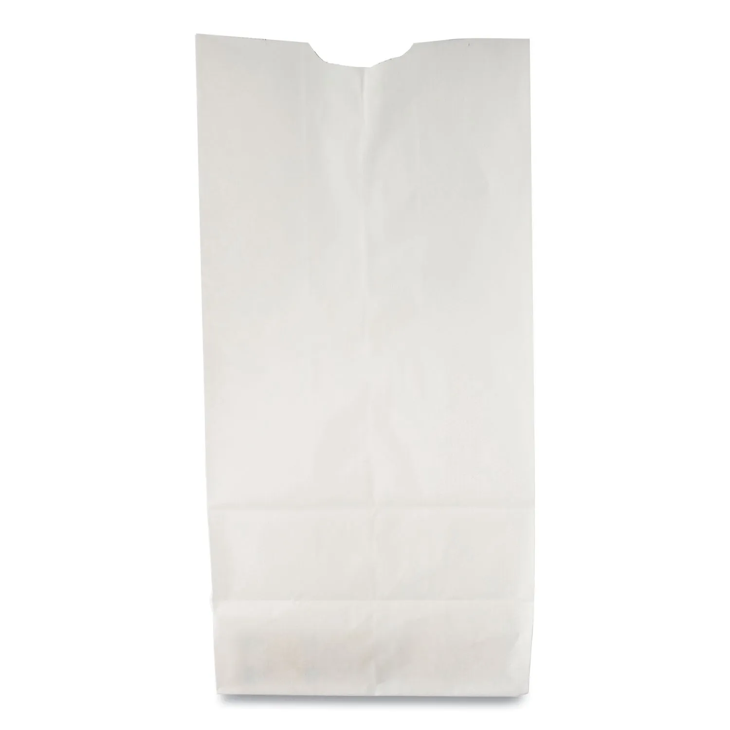 Ross & Wallace Paper Products Grocery Paper Bags, #10 Size, 7" x 4.38" x 13.75", White, 500/Bundle